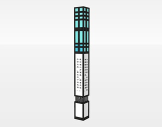 户外灯su免费模型下载(1)