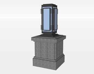 景观灯su免费模型下载(1)