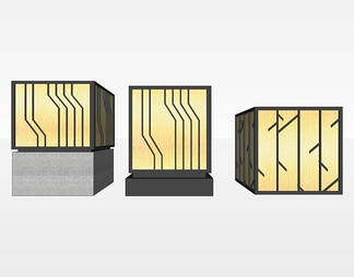 景观灯su免费模型下载(1)
