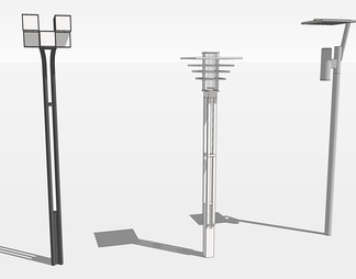 户外灯su免费模型下载(1)