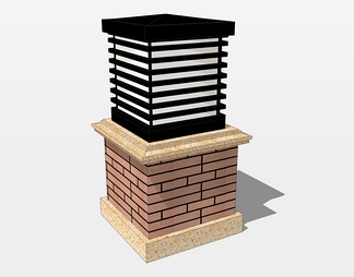 户外灯su免费模型下载(1)