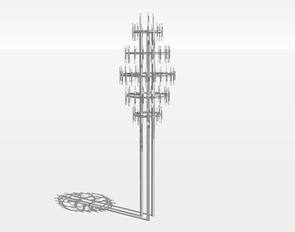 户外灯具su免费模型下载(1)