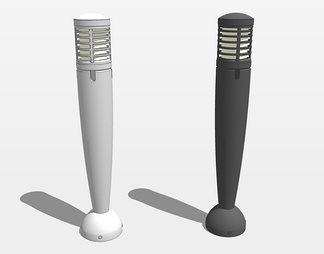 户外灯具su免费模型下载(1)