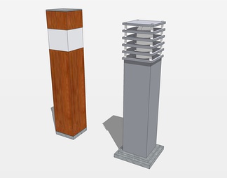 户外灯su免费模型下载(1)