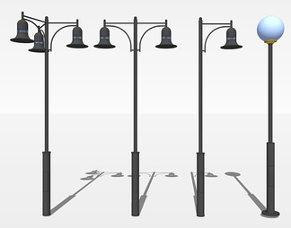 路灯su免费模型下载(1)