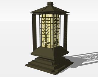 景观灯su免费模型下载(1)