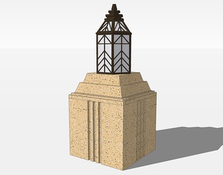 景观灯su免费模型下载(1)