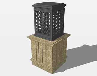 景观灯su免费模型下载(1)