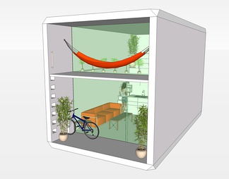 创意建筑su免费模型下载(1)