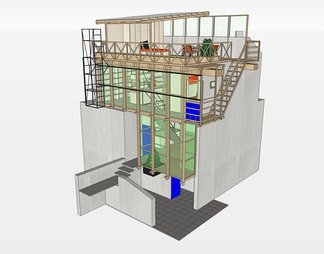 创意建筑su免费模型下载(1)