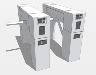 人行道闸su免费模型下载(1)