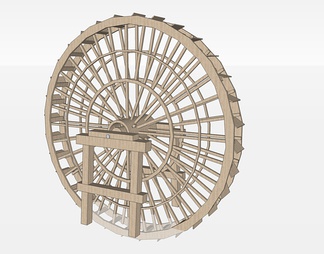 水车su免费模型下载(1)