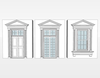 门窗su免费模型下载(1)