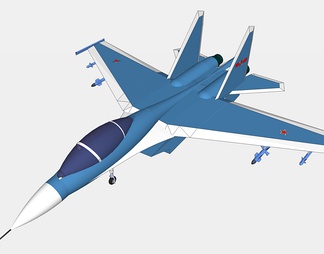 战斗机su免费模型下载(1)