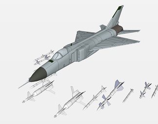 战斗机su免费模型下载(1)