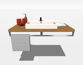台盆洗手台su免费模型下载(1)