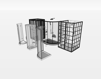 淋浴房su免费模型下载(1)