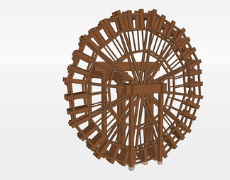 水车su免费模型下载(1)
