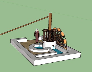 水车su免费模型下载(1)