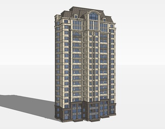 居住建筑su免费模型下载(1)