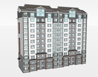 公寓su免费模型下载(1)