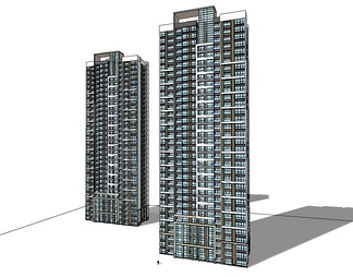 高层su免费模型下载(1)