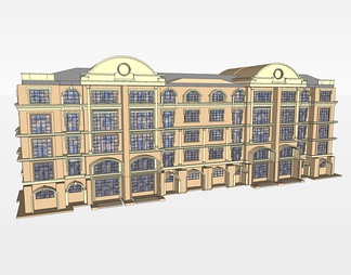住宅楼su免费模型下载(1)
