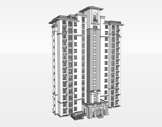 住宅su免费模型下载(1)