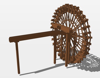 水车su免费模型下载(1)