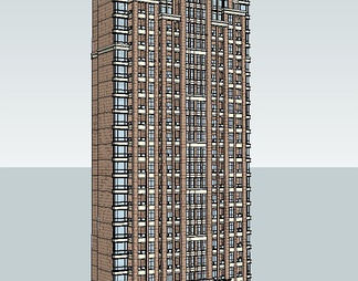 高层住宅su免费模型下载(1)