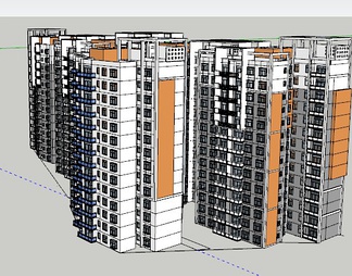 居民楼su免费模型下载(1)