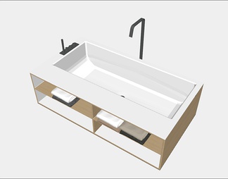 浴缸su免费模型下载(1)