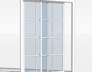 推拉门su免费模型下载(1)