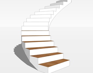 楼梯su免费模型下载(1)