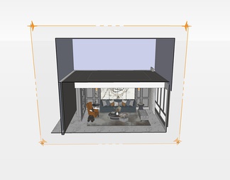 客厅su免费模型下载(1)