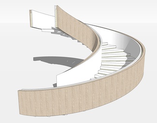旋转楼梯su免费模型下载(1)