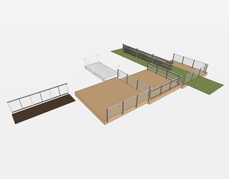 栏杆su免费模型下载(1)