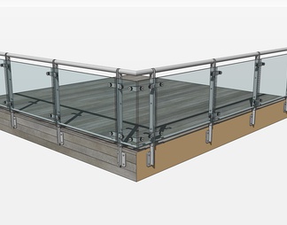 栏杆su免费模型下载(1)