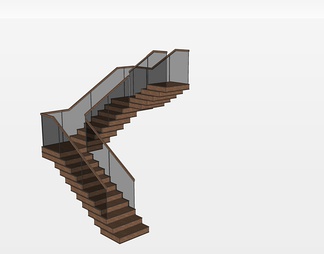 楼梯su免费模型下载(1)