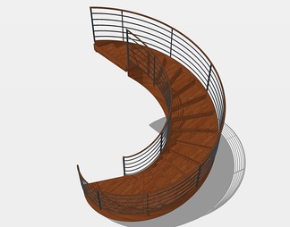 旋转楼梯su免费模型下载(1)