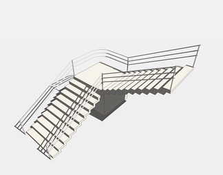 楼梯su免费模型下载(1)