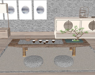 茶室su免费模型下载(1)