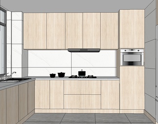 厨房su免费模型下载(1)
