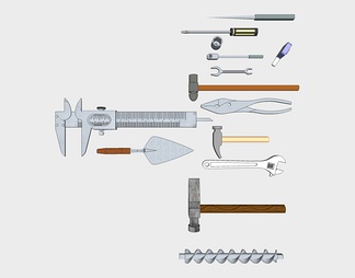 五金件su免费模型下载(1)