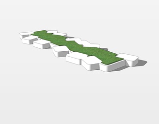 异形树池su免费模型下载(1)