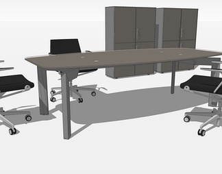 会议桌su免费模型下载(1)