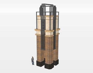 塔楼su免费模型下载(1)