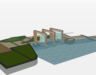 水景su免费模型下载(1)