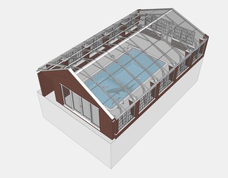 游泳池su免费模型下载(1)