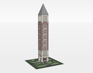 塔楼su免费模型下载(1)